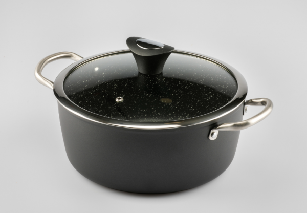 Cazuela piedra Black 28 cm. 6.3 litros Kadal Menaje